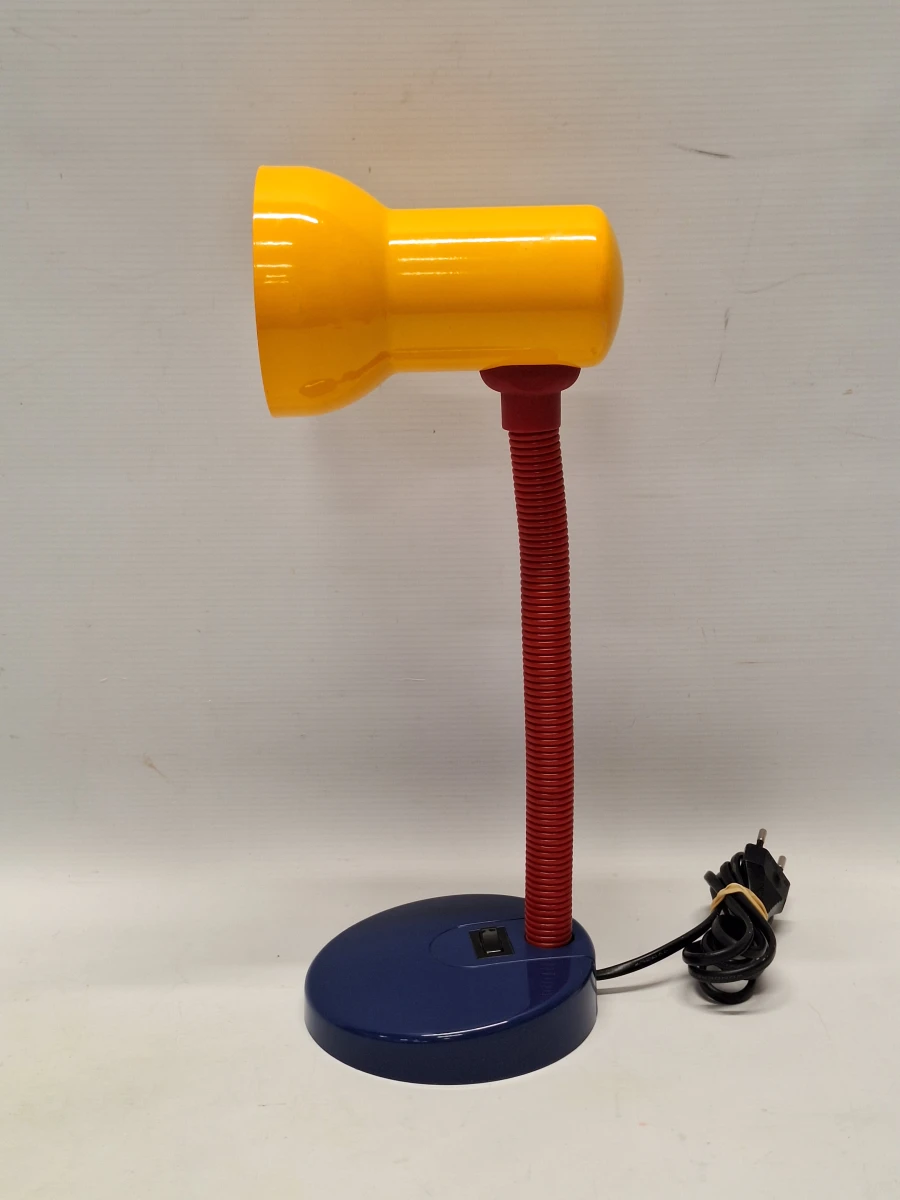 Vintage Massive bureaulamp – kleurrijk retrodesign in primaire kleuren - foto 6