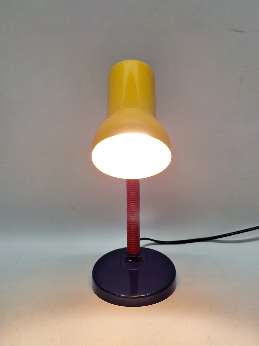 Vintage Massive bureaulamp – kleurrijk retrodesign in primaire kleuren - foto 3