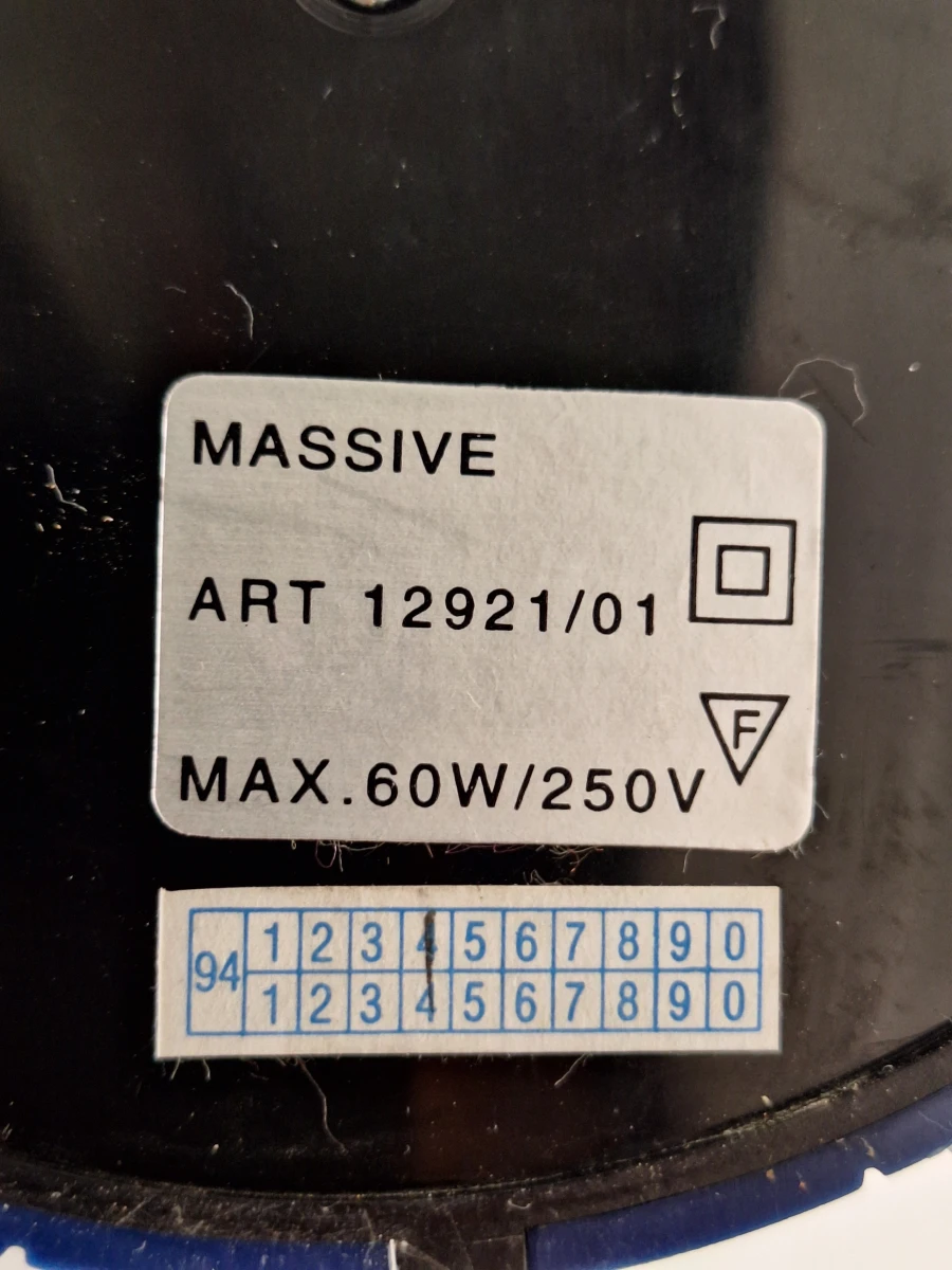 Vintage Massive bureaulamp – kleurrijk retrodesign in primaire kleuren - foto 10