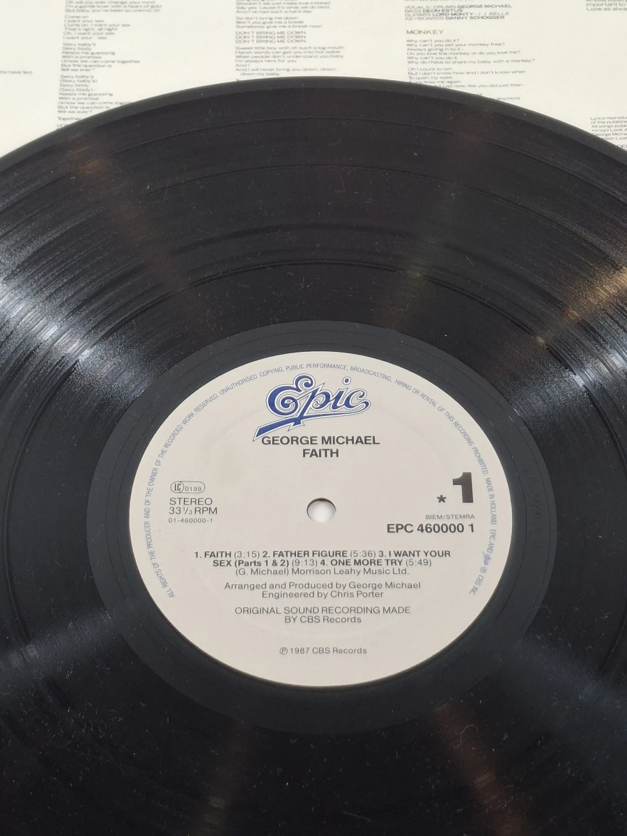 Vinylplaat George Michael - Faith (1987) - foto 4