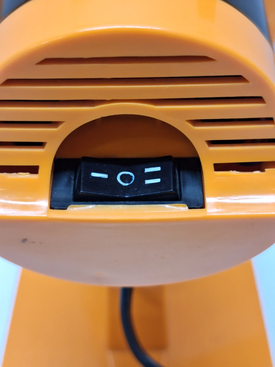 Vintage Kalorik 5821 Tafelventilator | Space Age Design Jaren '70 | Oranje - foto 6