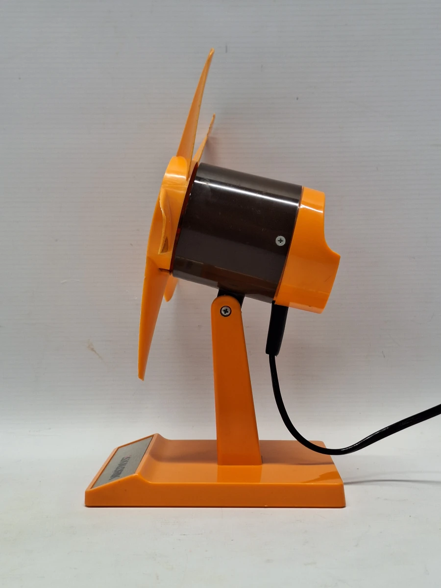 Vintage Kalorik 5821 Tafelventilator | Space Age Design Jaren '70 | Oranje - foto 4