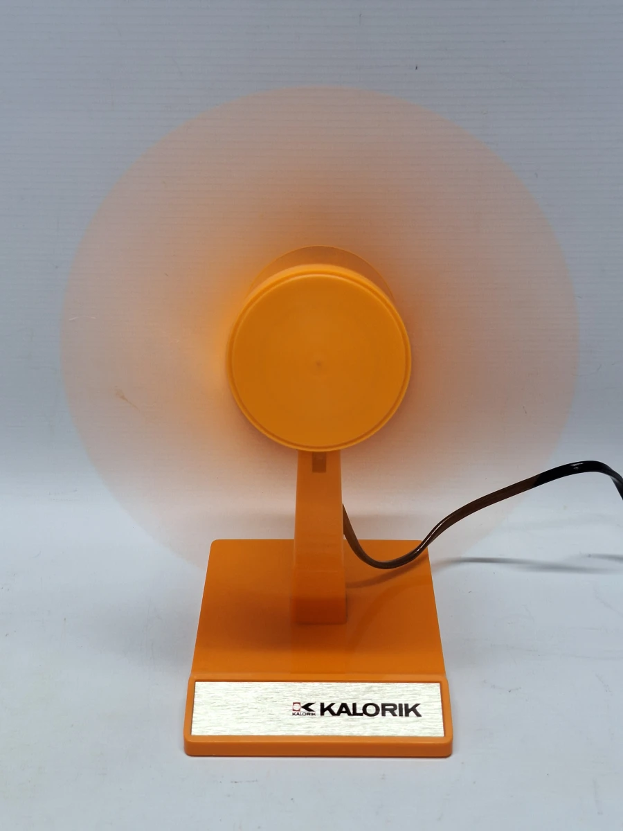 Vintage Kalorik 5821 Tafelventilator | Space Age Design Jaren '70 | Oranje - foto 7