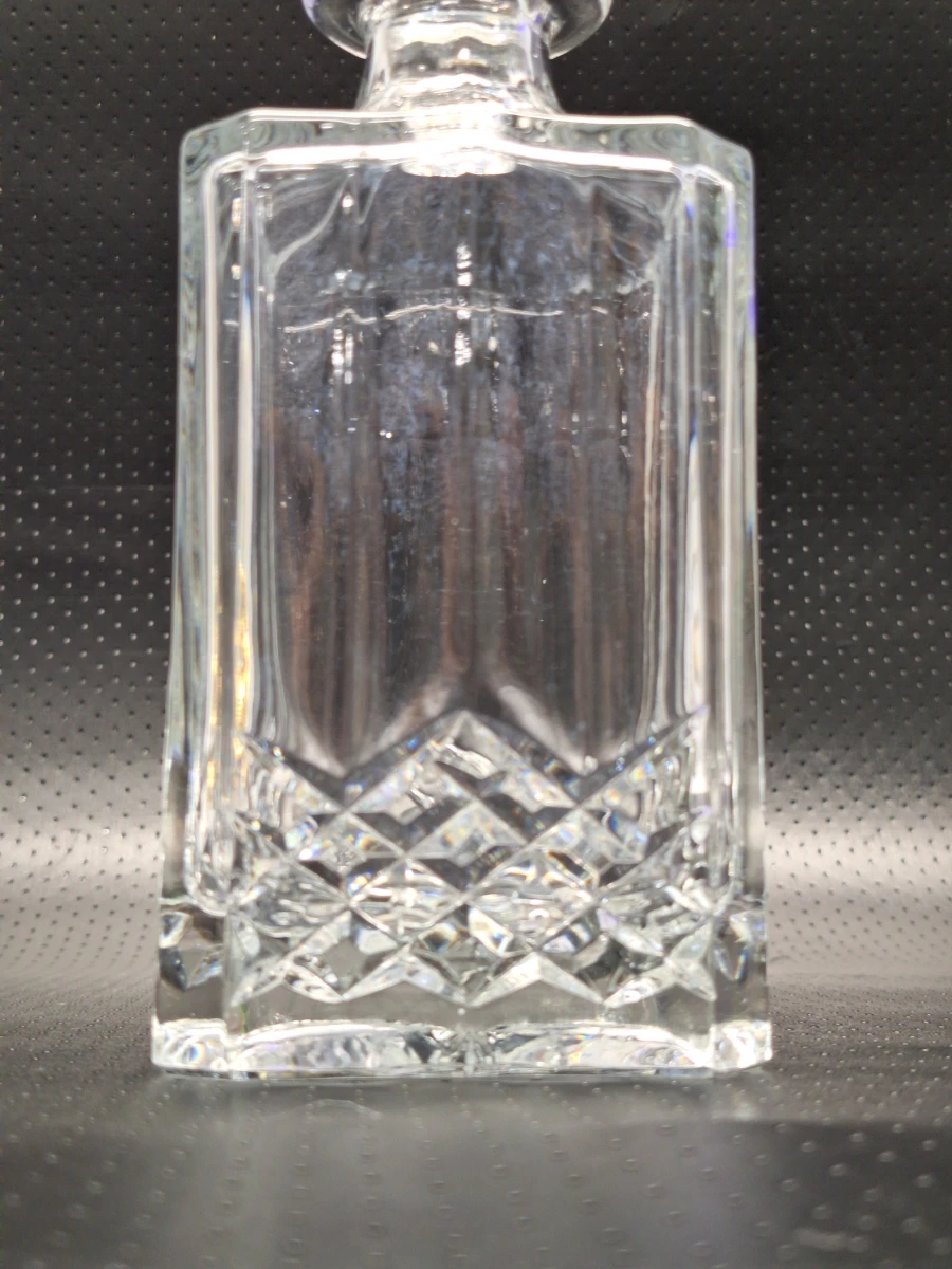 Set Vintage Kristallen Whisky karaffen met Bolsluiting - foto 5