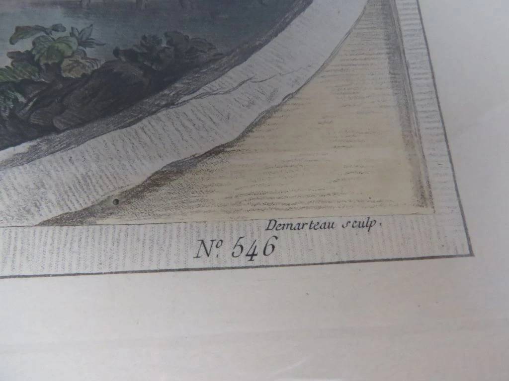 Set van 2 ingekaderde klassieke prenten met schaapsherder en dieren - foto 11