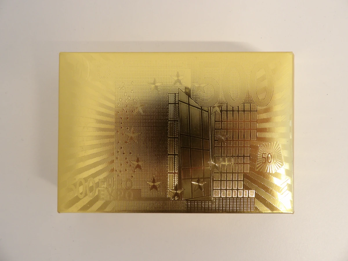 Luxe 24K goudfolie speelkaarten set - foto 2