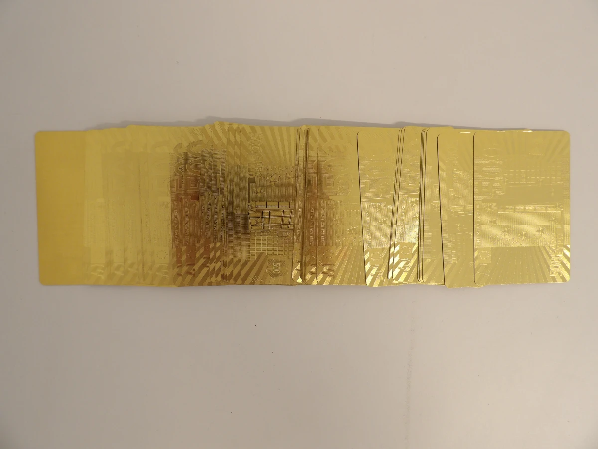 Luxe 24K goudfolie speelkaarten set - foto 3