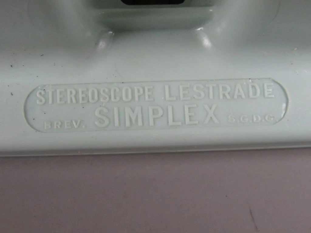 Stereoscoop Lestrade Simplex met kijkplaat - foto 3