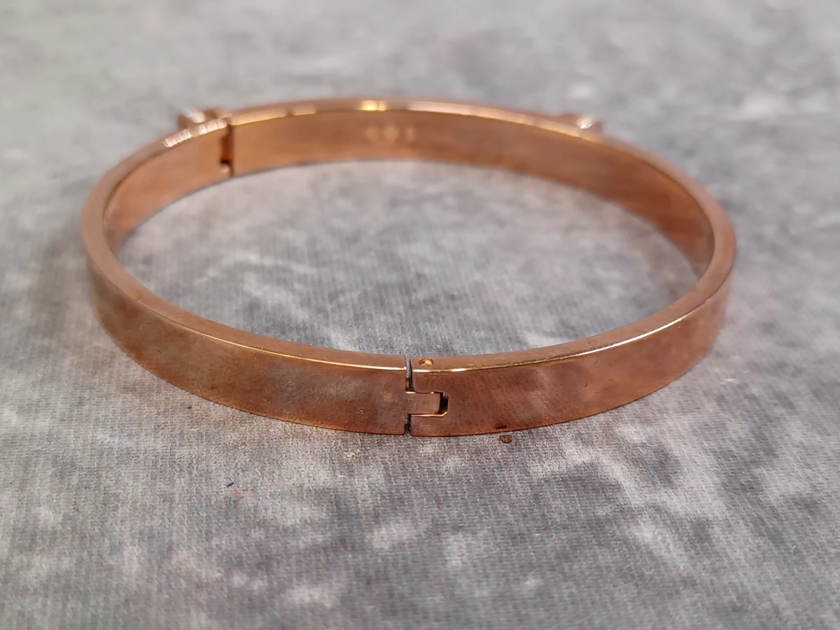 Exclusieve Swarovski rosegouden armbandenset - foto 10
