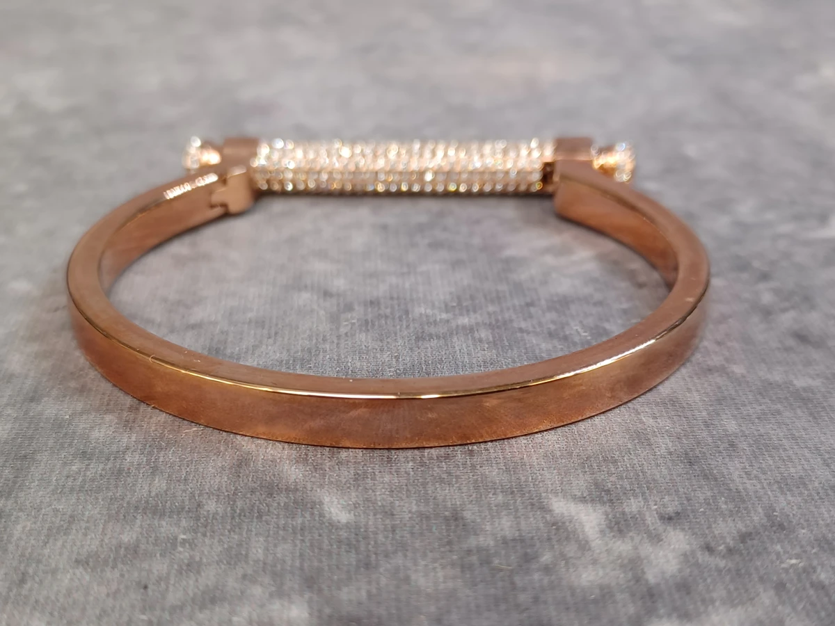 Exclusieve Swarovski rosegouden armbandenset - foto 6