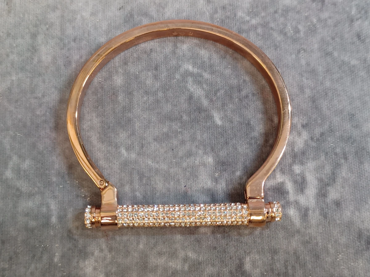 Exclusieve Swarovski rosegouden armbandenset - foto 3