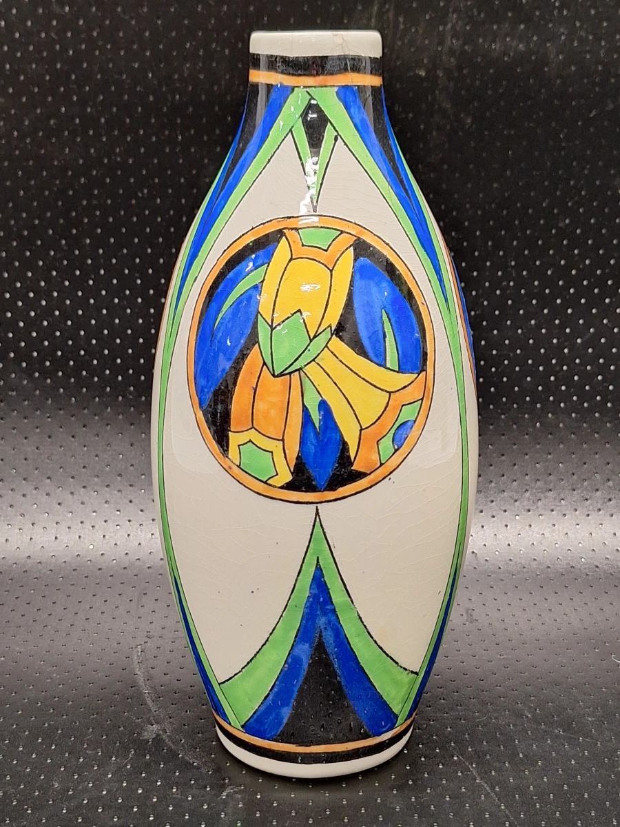Art-Deco vaas Charles Catteau - Boch Frères Keramis - D1113 - foto 5