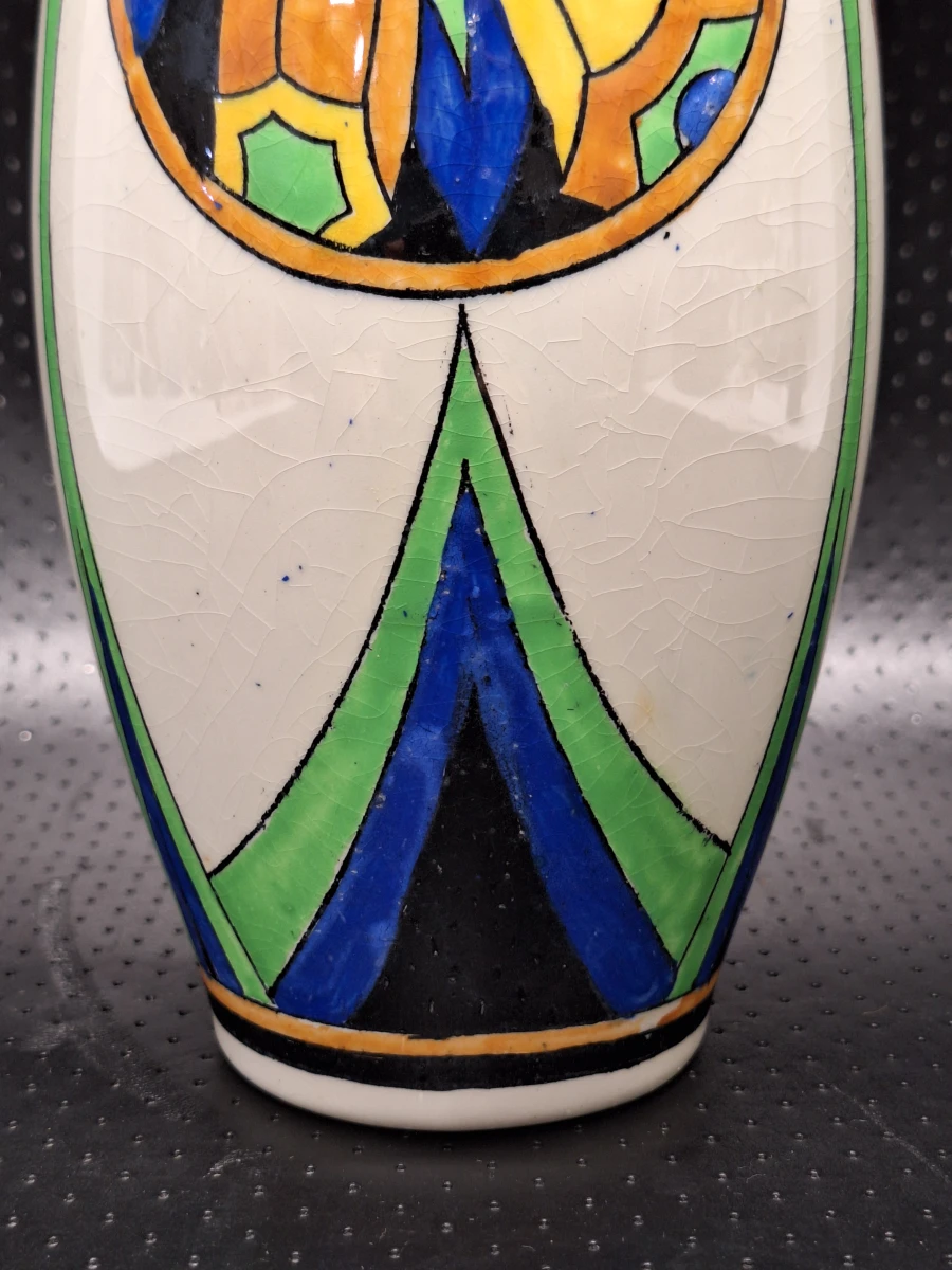 Art-Deco vaas Charles Catteau - Boch Frères Keramis - D1113 - foto 6