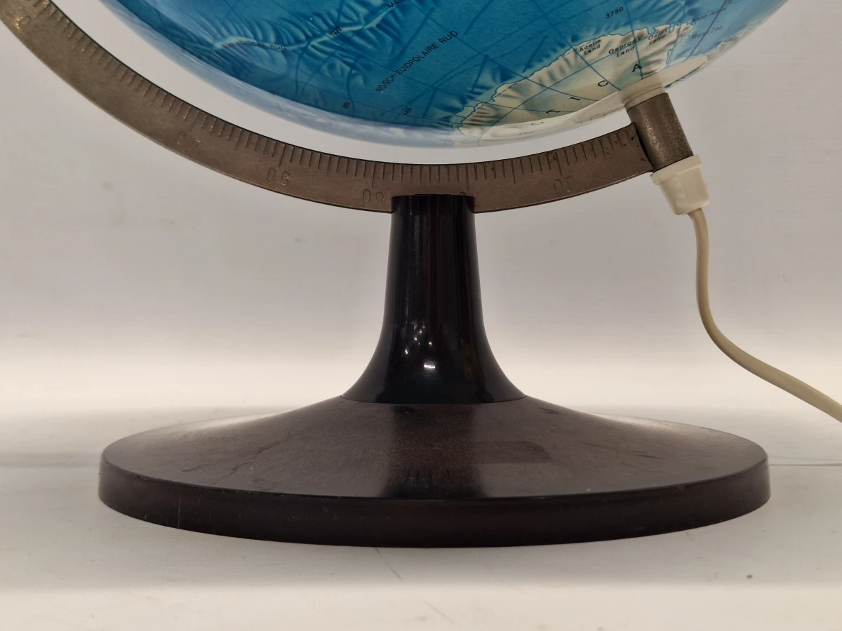 Vintage wereldbol - Een verlichte Deense design Globe - foto 13