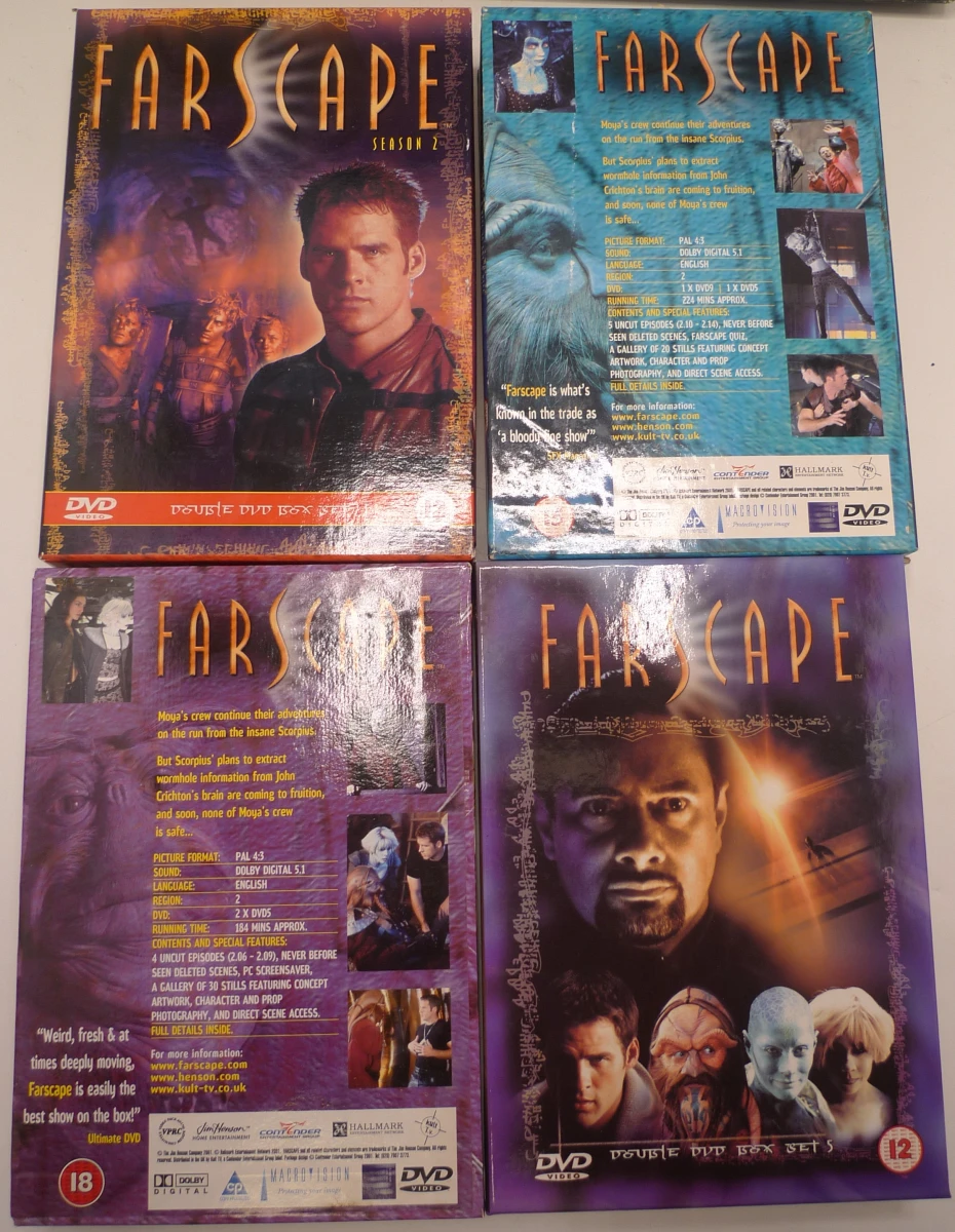Farscape DVD boxset met seizoenen en artwork - foto 13
