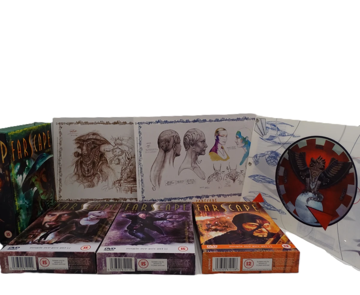Farscape DVD boxset met seizoenen en artwork - foto 6