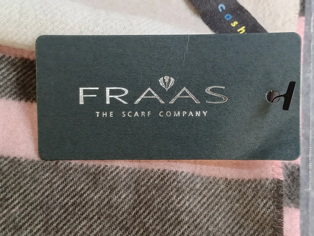 Dames sjaal FRAAS Cashmink®  – Klassieke ruit met neon accent - foto 10