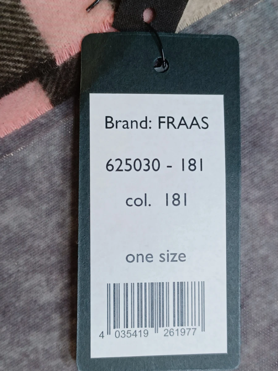 Dames sjaal FRAAS Cashmink®  – Klassieke ruit met neon accent - foto 9