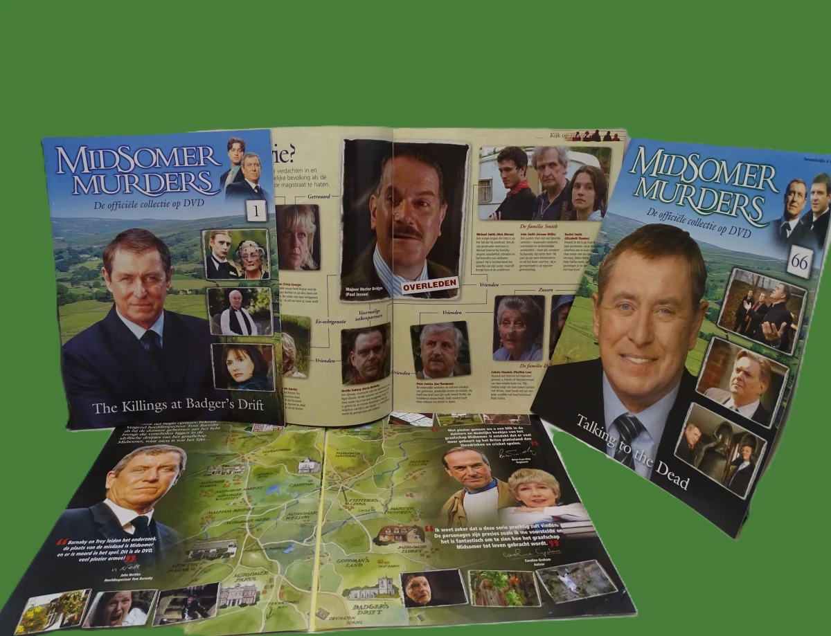Midsomer Murders DVD-collectie met boekjes - foto 4