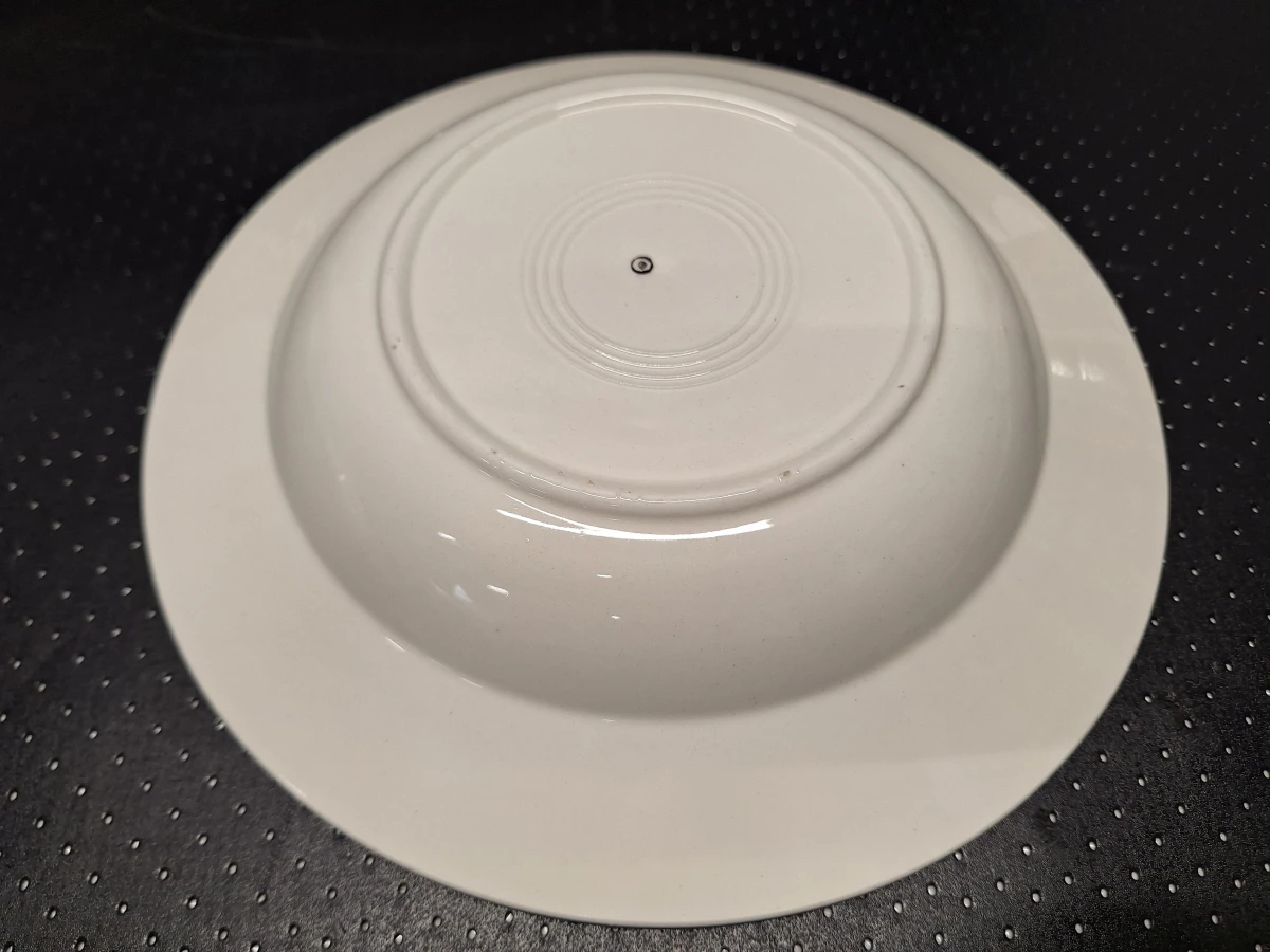 Duits antiek eetservies met blauw bloemendecor van Annaburg Porzellan - foto 8