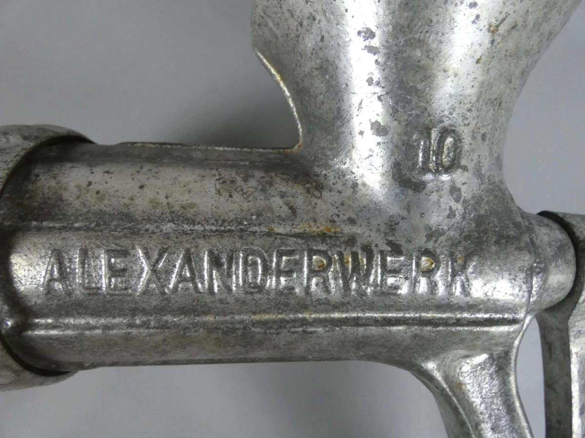 Handbediende vleesmolen Alexanderwerk No. 10 - foto 6