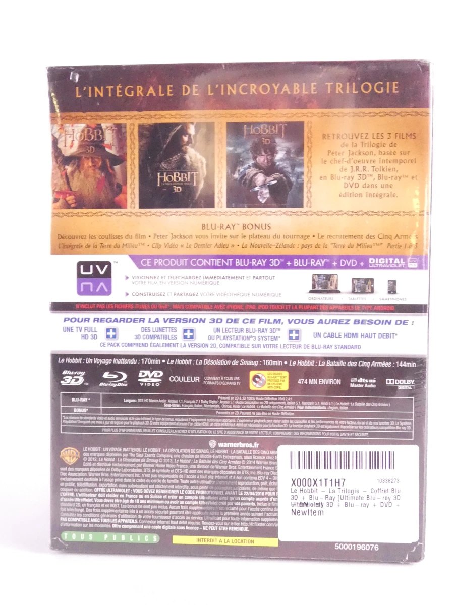 The Hobbit trilogie DVD box - sealed - foto 2