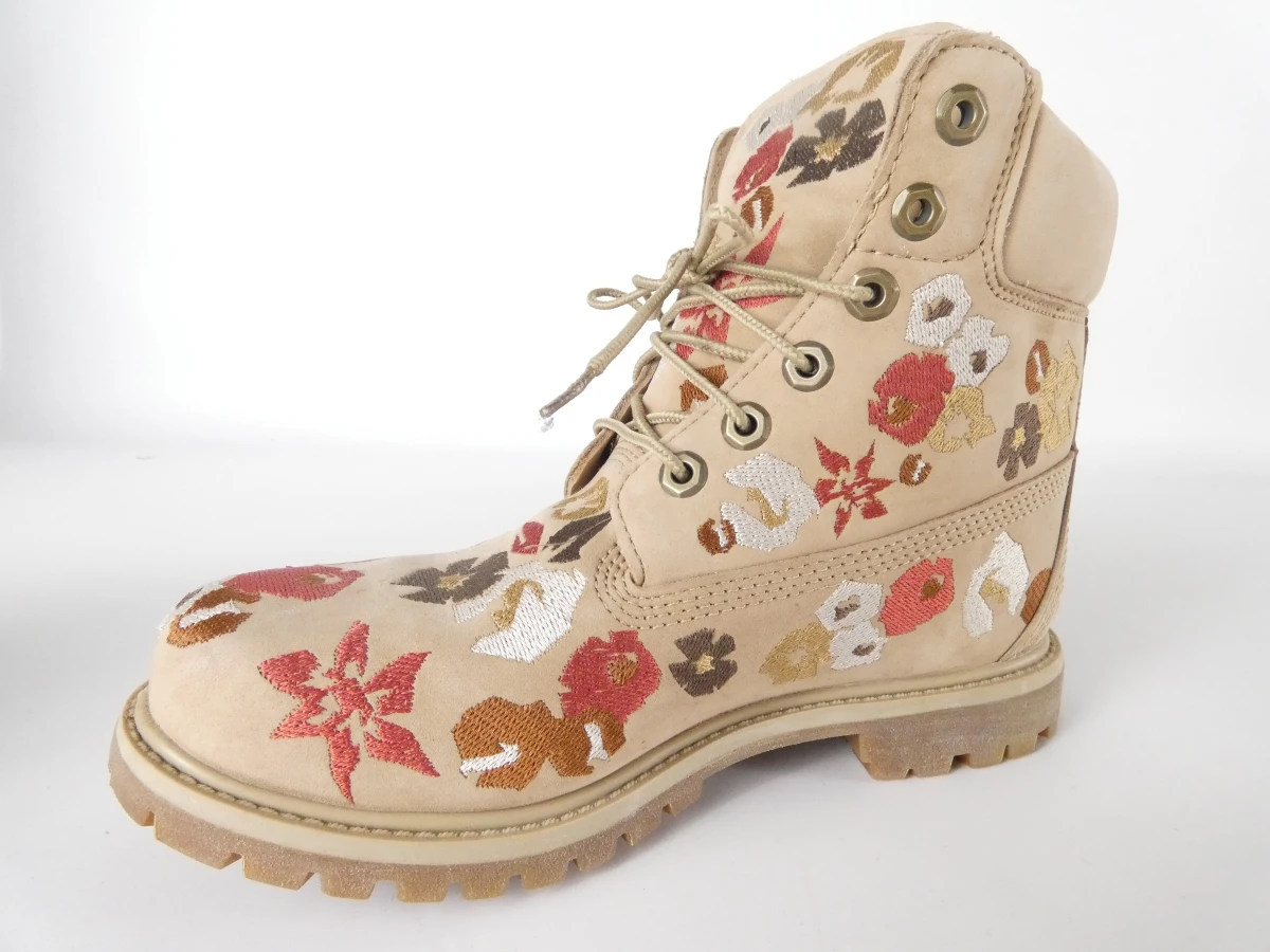 Timberland A1340 dameslaarzen-Speciaal geborduurd bloemendesign-EU 39.5 - foto 2