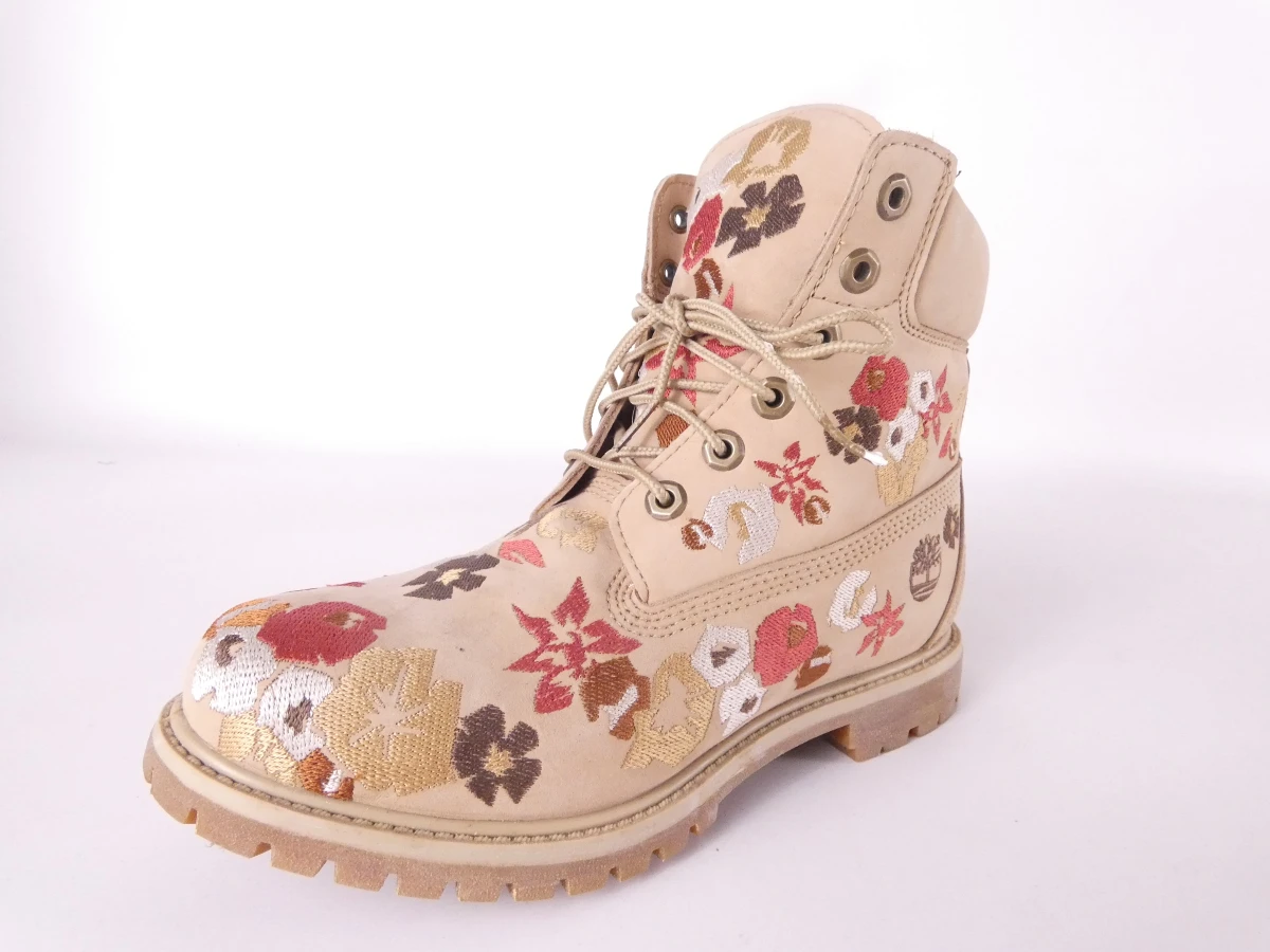 Timberland A1340 dameslaarzen-Speciaal geborduurd bloemendesign-EU 39.5 - foto 6
