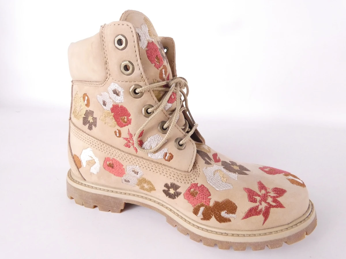 Timberland A1340 dameslaarzen-Speciaal geborduurd bloemendesign-EU 39.5 - foto 7