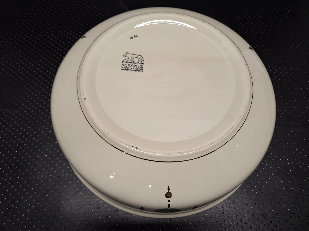 Boch La Louvière lampetset met Art-Deco decoratie - foto 7