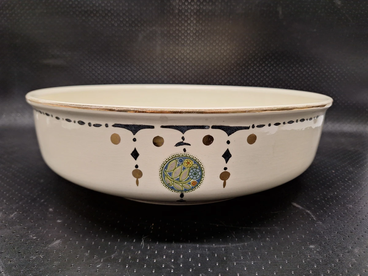Boch La Louvière lampetset met Art-Deco decoratie - foto 4