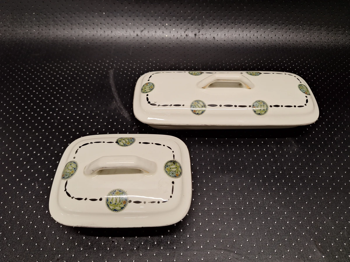 Boch La Louvière lampetset met Art-Deco decoratie - foto 15