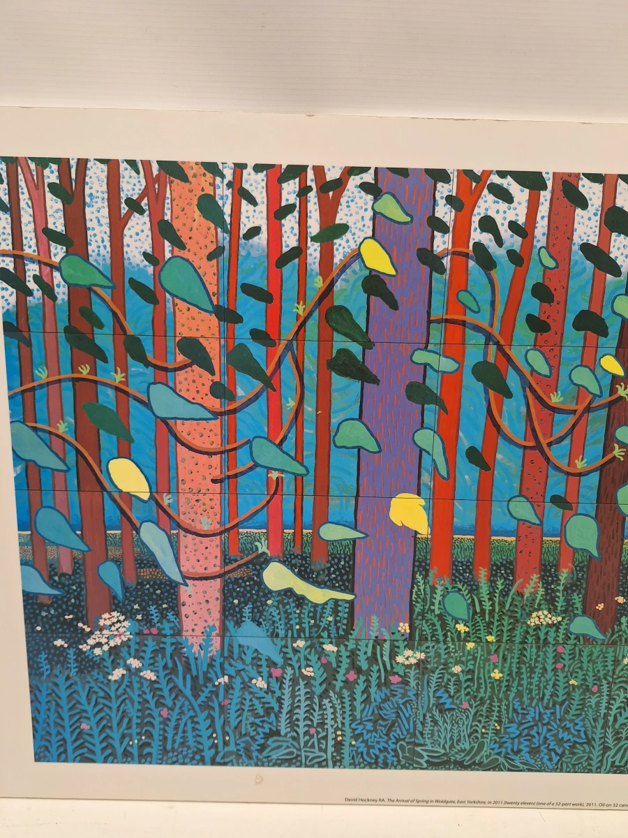 The Arrival of Spring in Woldgate - kunstprint op kunststof - David Hockney - foto 3