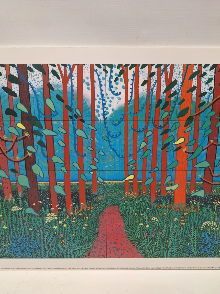 The Arrival of Spring in Woldgate - kunstprint op kunststof - David Hockney - foto 4