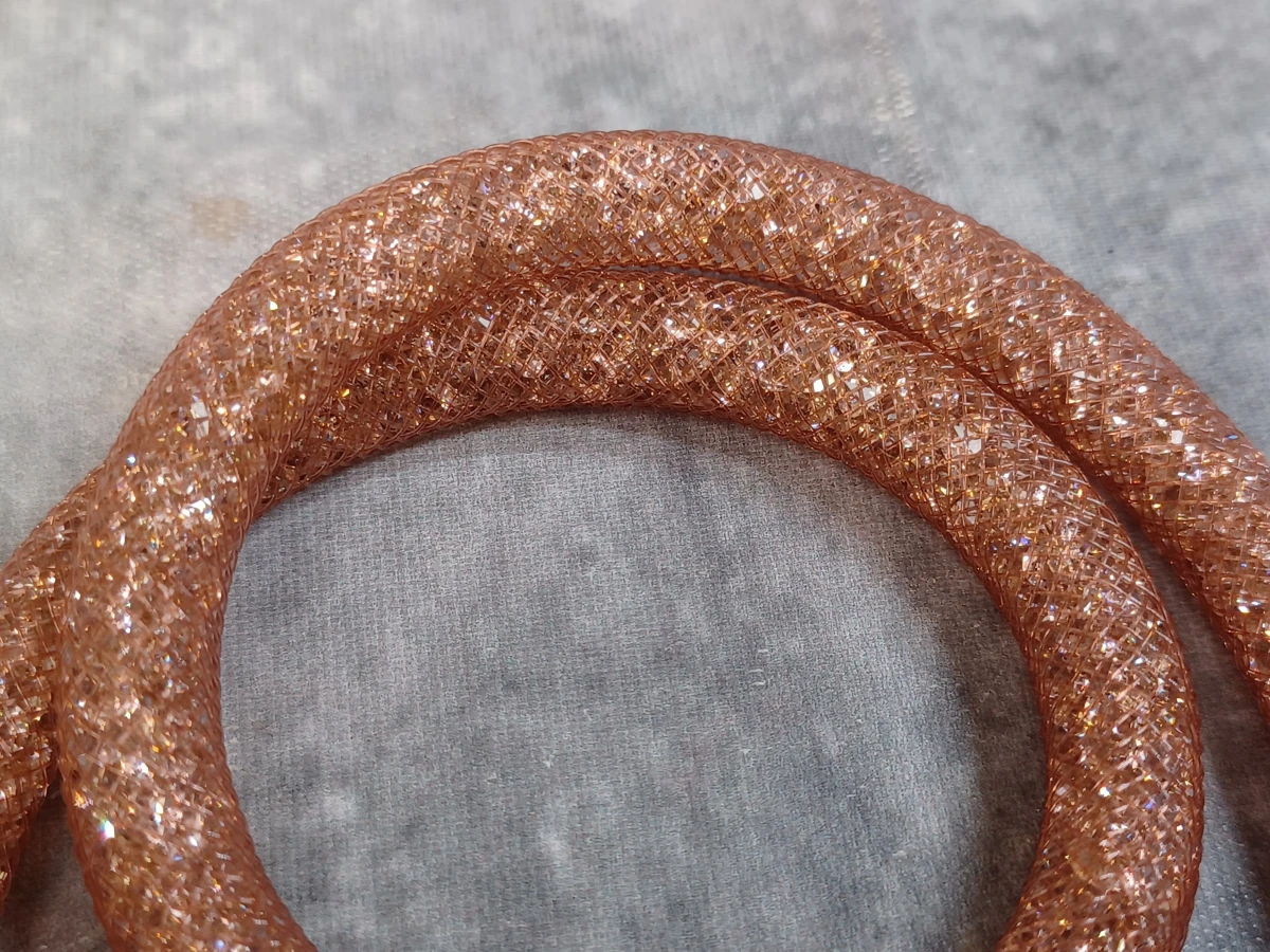 Swarovski stardust double bracelet / choker - Rose Gold - foto 7