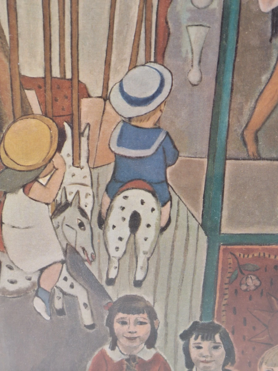 La Baraque / De Kermistent (1923) - ingelijste reproductie - Edgard Tytgat - foto 7