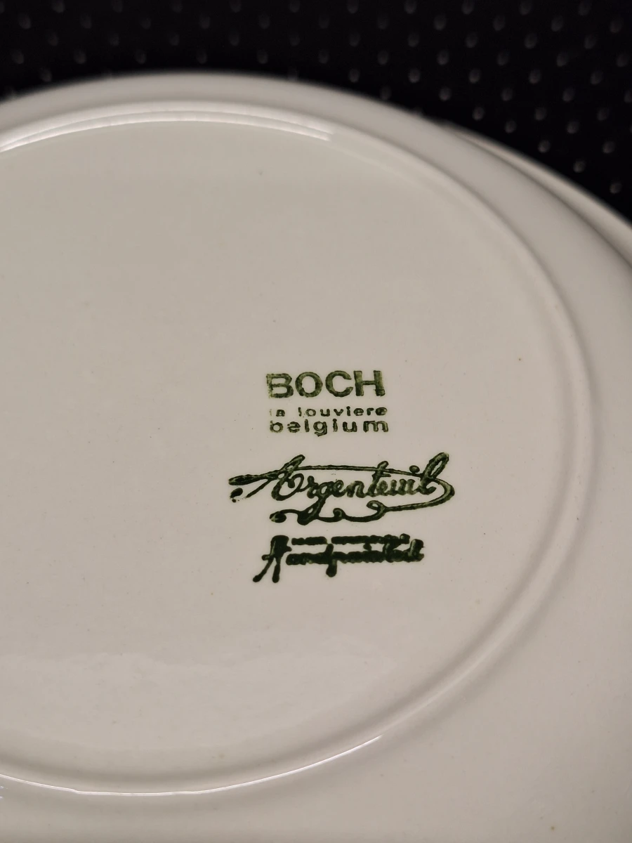 Iconische set van 12  borden Boch La Louvière - Argenteuil - foto 11