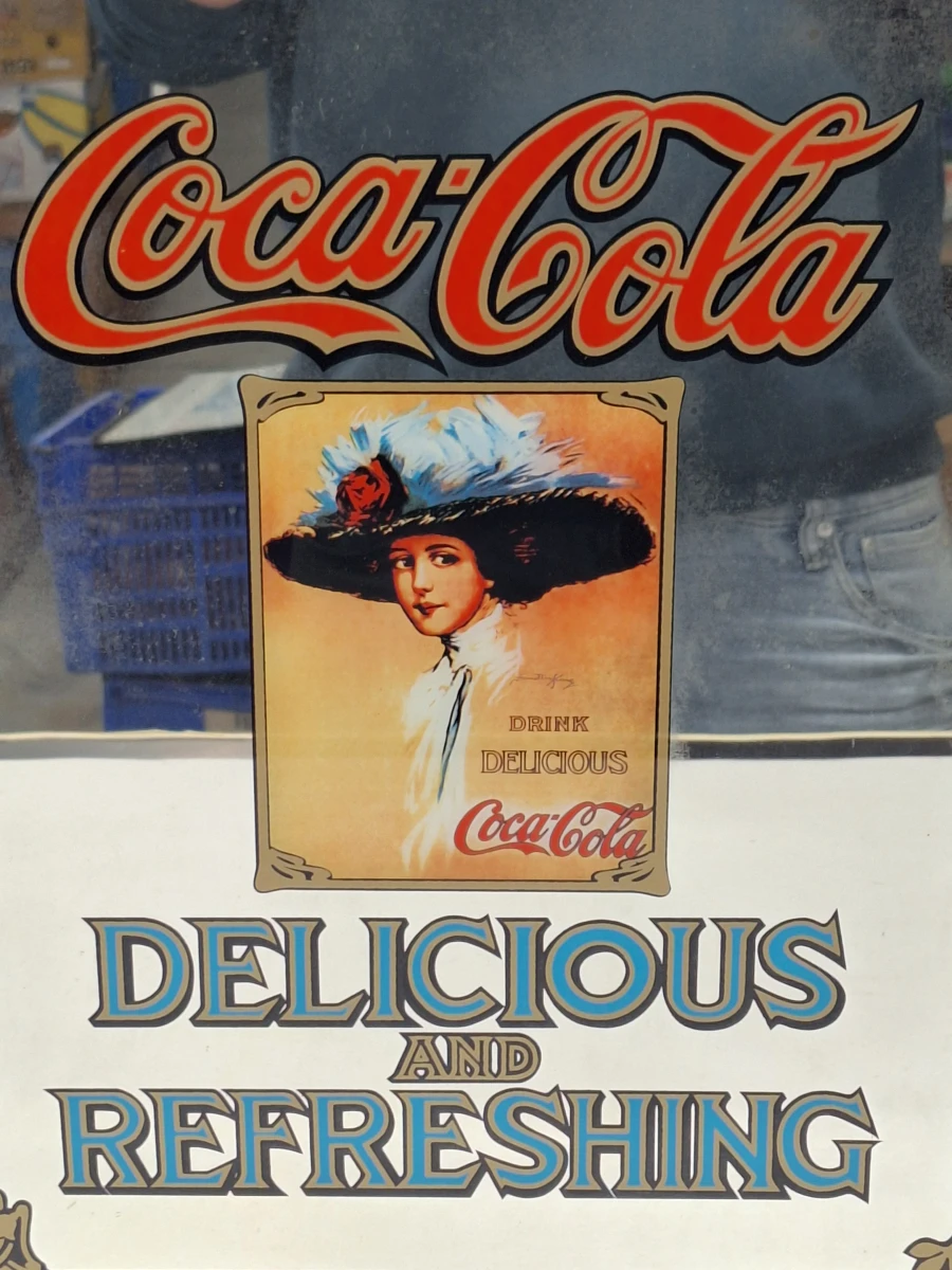Set van 3 decoratieve Coca-Cola reclamespiegels in retrostijl - foto 6