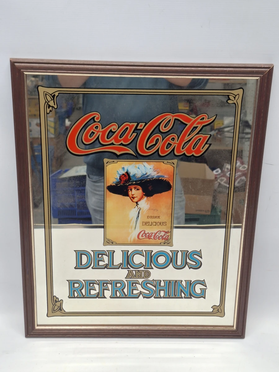 Set van 3 decoratieve Coca-Cola reclamespiegels in retrostijl - foto 5