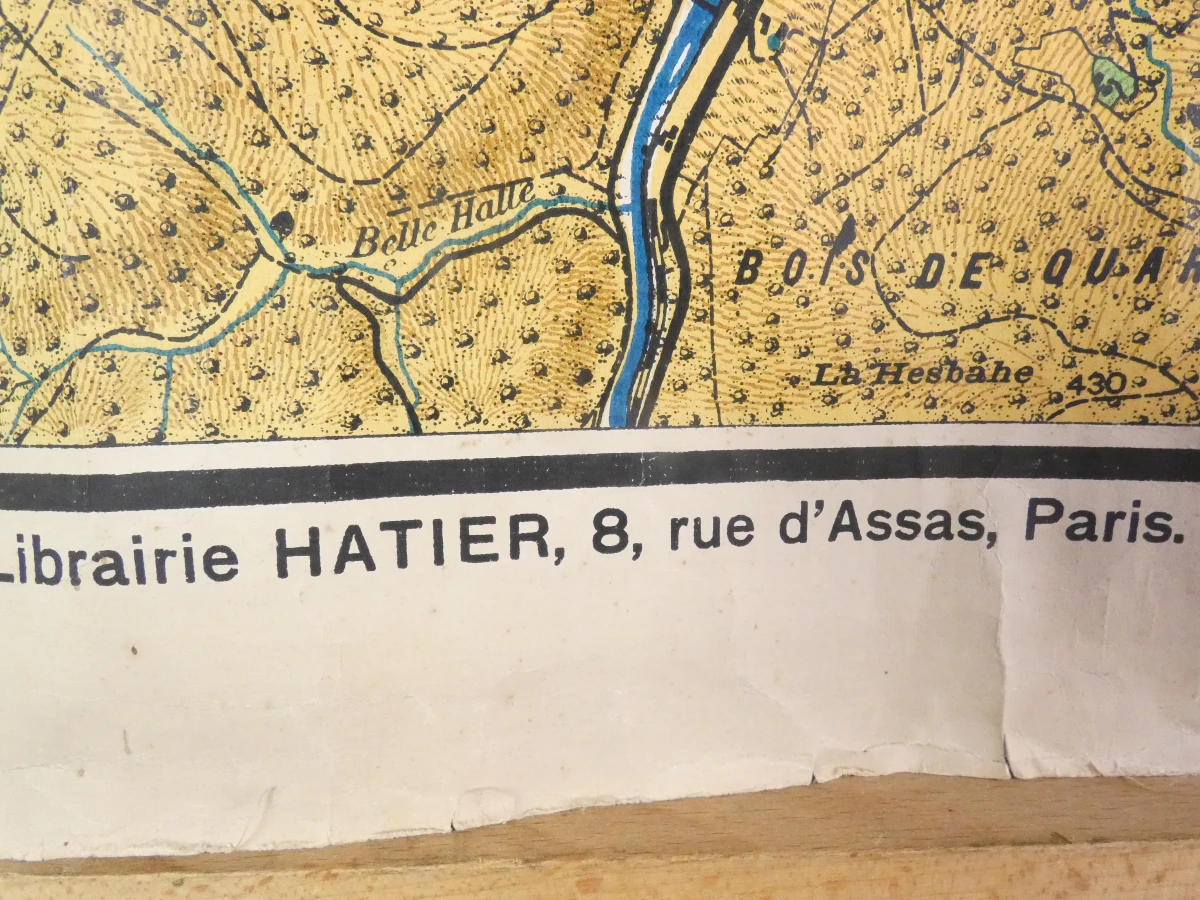Vintage geologische kaarten van België op canvas - foto 9