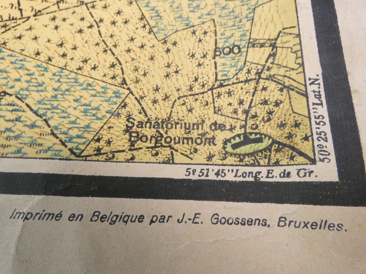Vintage geologische kaarten van België op canvas - foto 11
