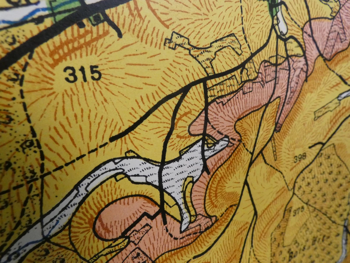 Vintage geologische kaarten van België op canvas - foto 14