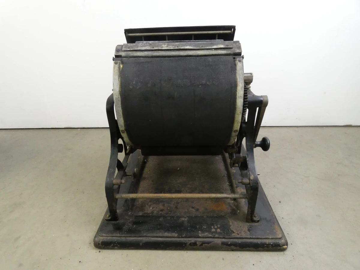 Vintage Roneo duplicator No 8 met beschermhoes - foto 5