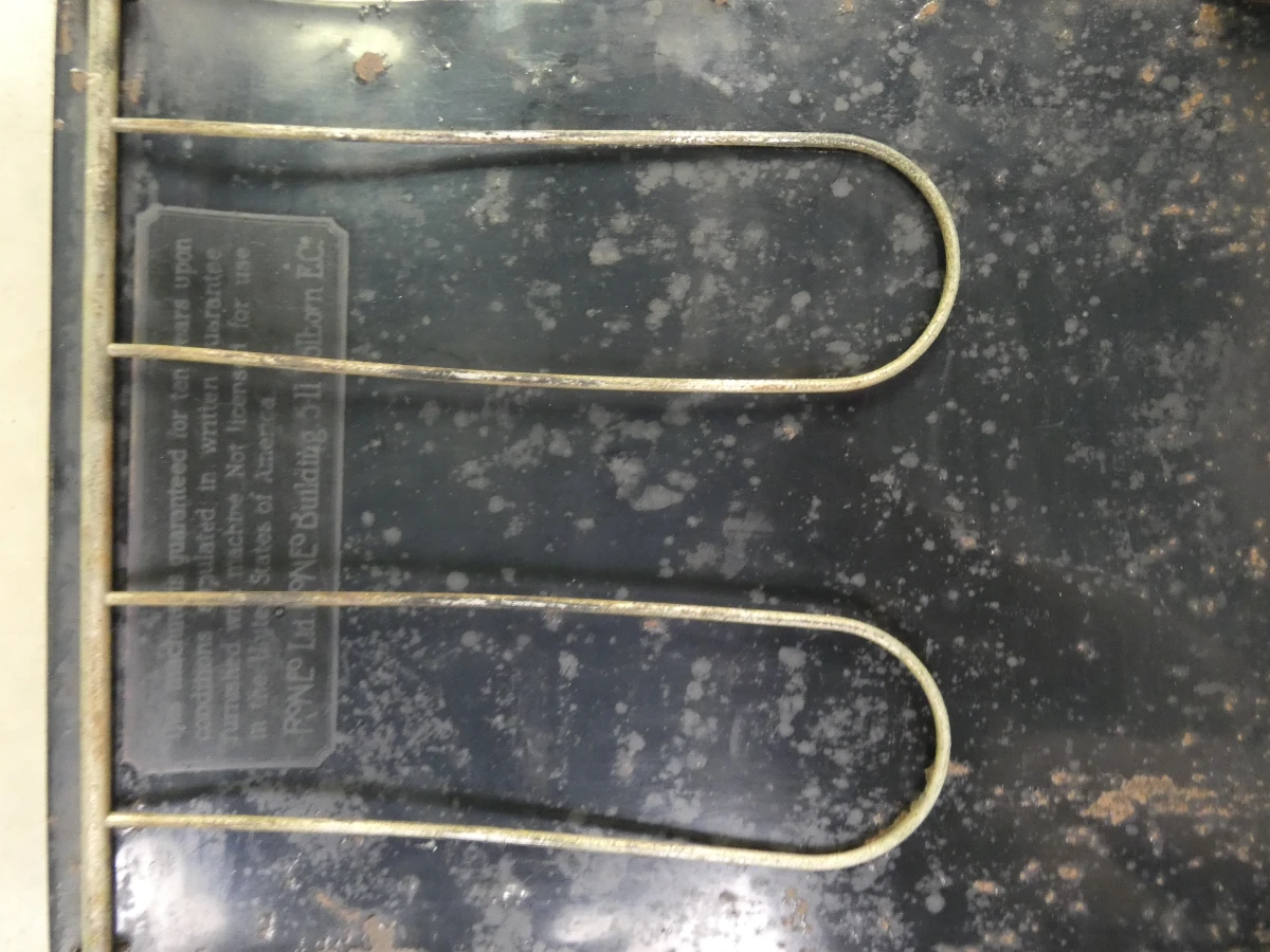Vintage Roneo duplicator No 8 met beschermhoes - foto 12