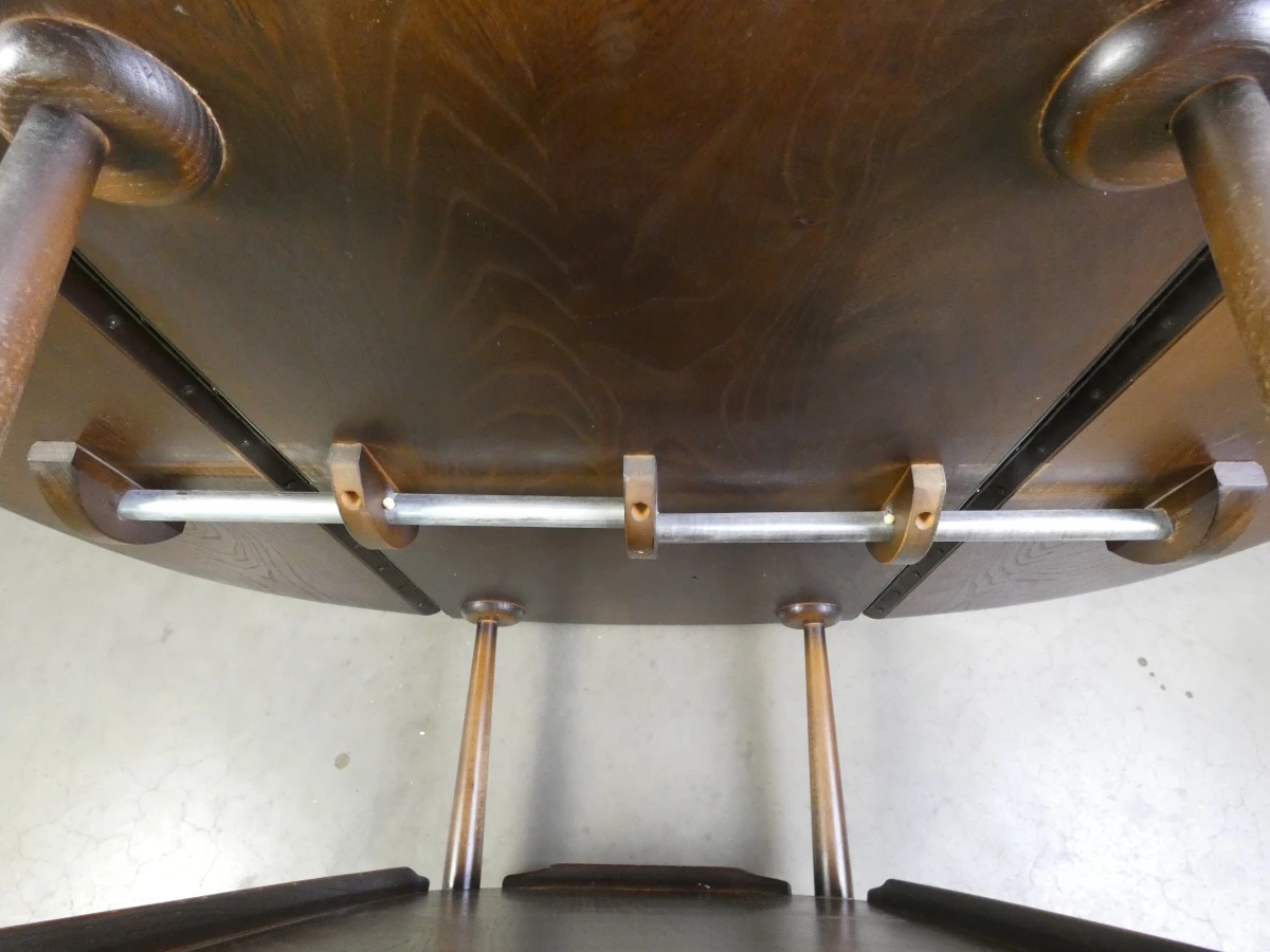 Houten uitschuifbare trolley met wieltjes - foto 14