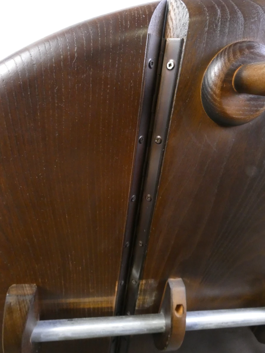 Houten uitschuifbare trolley met wieltjes - foto 17