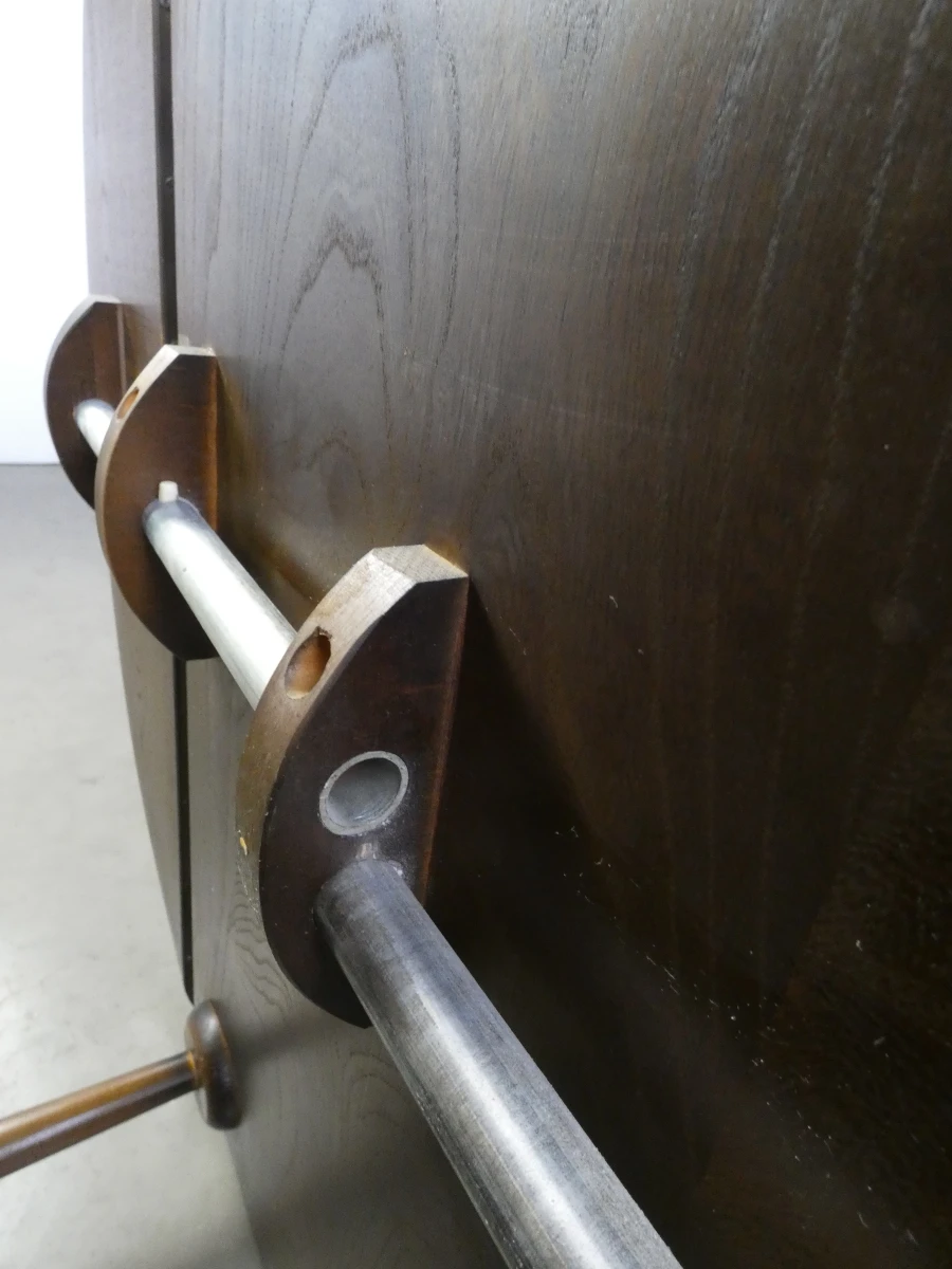 Houten uitschuifbare trolley met wieltjes - foto 20