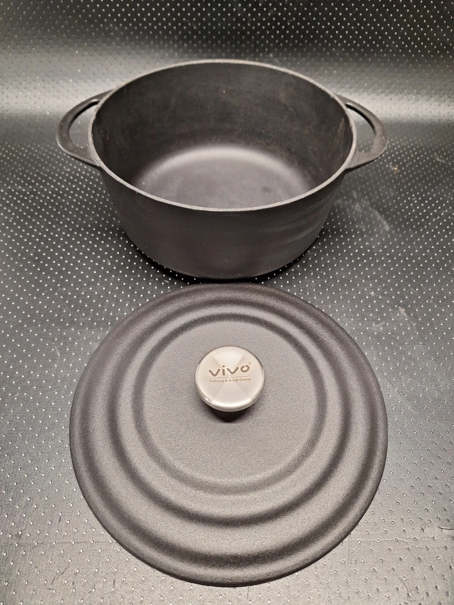 Mat zwarte gietijzeren braadpan - Vivo Villeroy & Boch Group - foto 5