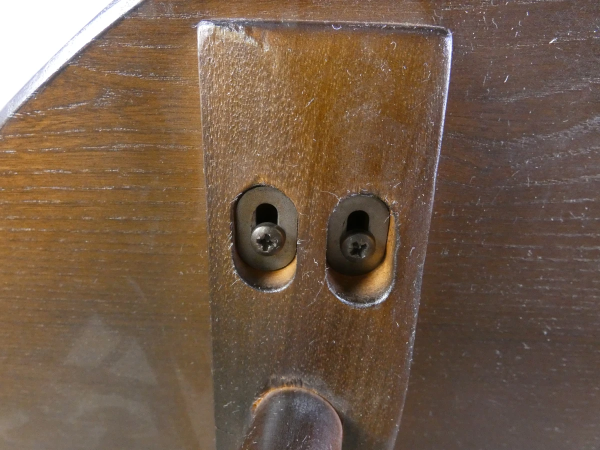 Ovale houten salontafel met rekje - foto 6
