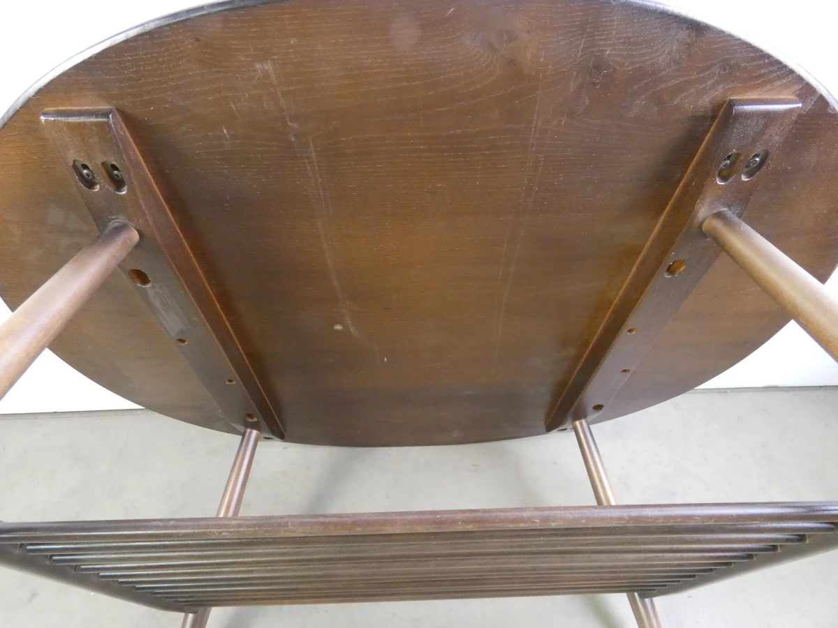 Ovale houten salontafel met rekje - foto 8